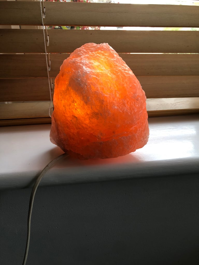 Lamp. Crystal rock 