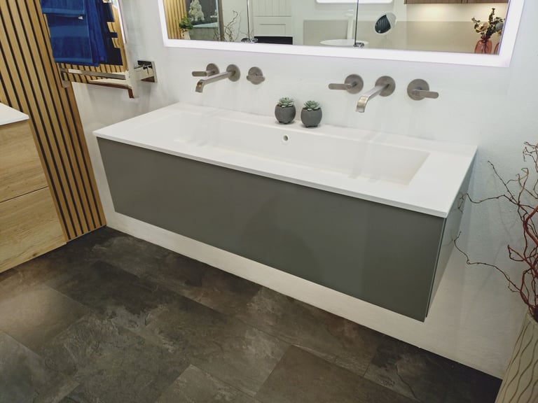 Dansani YOU! 120cm Vanity Set Jet Grey *Manufacturers Ex-display* RRP £3081