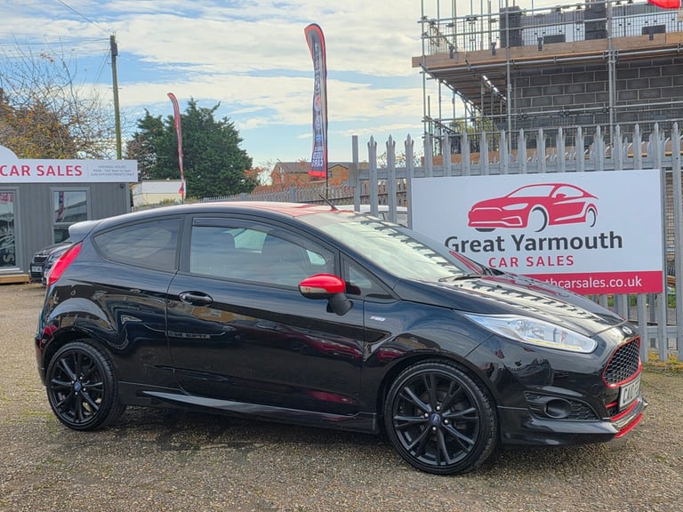 2017 Ford Fiesta 1.0 EcoBoost 140 ST-Line Black 3dr HATCHBACK Petrol Manual