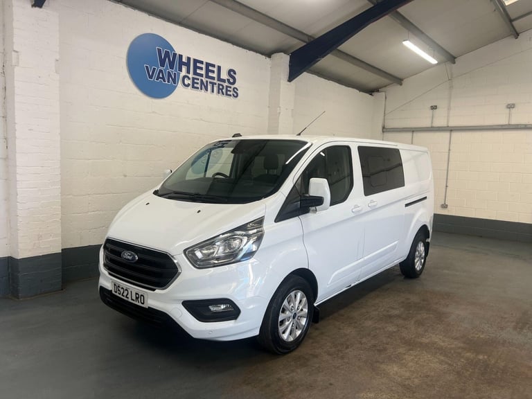 2022 Ford Transit Custom 2.0 320 EcoBlue Limited Crew Van L2 H1 Euro 6 (s/s) 5dr (6 Seat) Combi V...