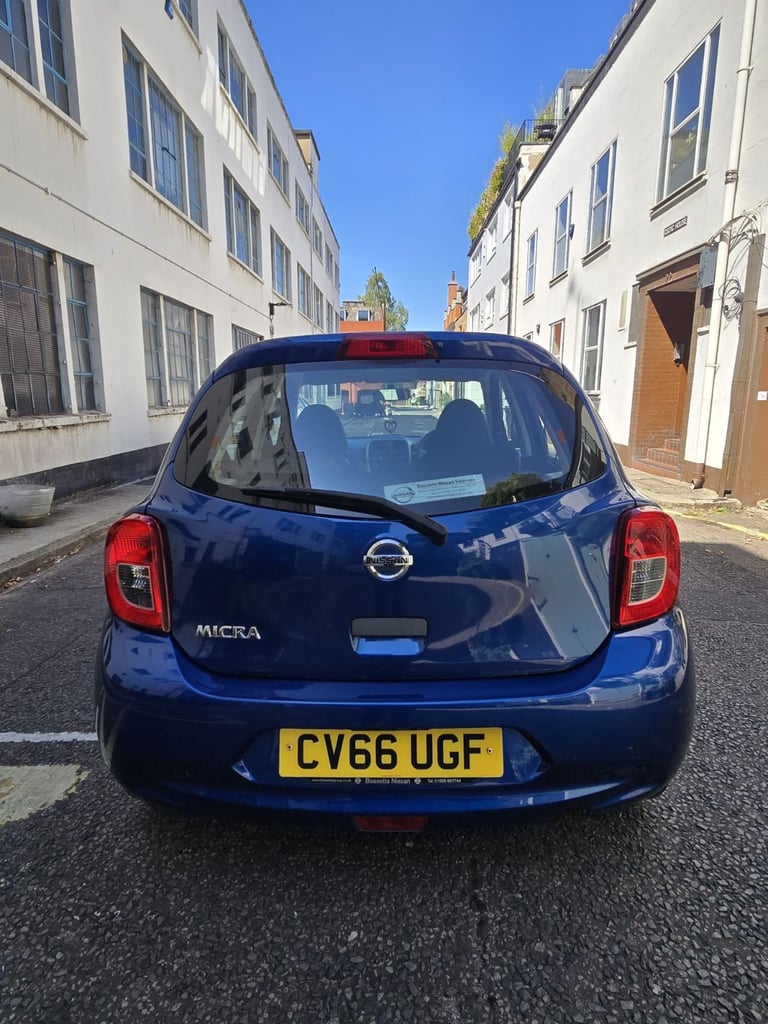 New MOT Nissan Micra 1.2 Petrol 2016 Reg New Facelift Model ulez free 2keys 