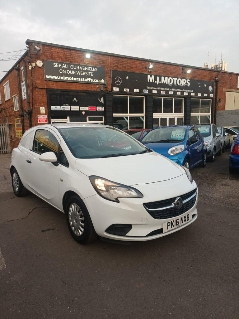 2016 Vauxhall Corsa Van 1.2 16v Car Derived Van 3dr Petrol Manual FWD L1 H1 (128