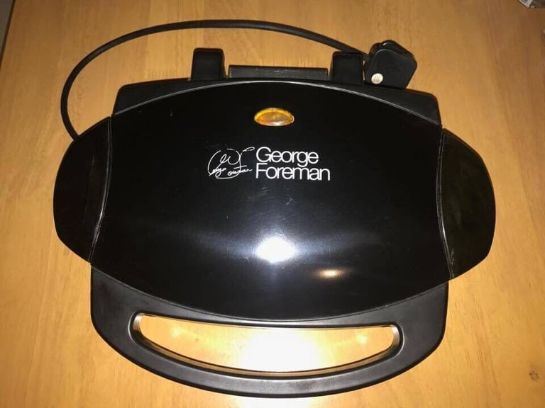 Used George Foreman  5-Burger Grill with Removable Plates