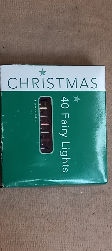 40 Unused Multi Coloured Christmas Lights 