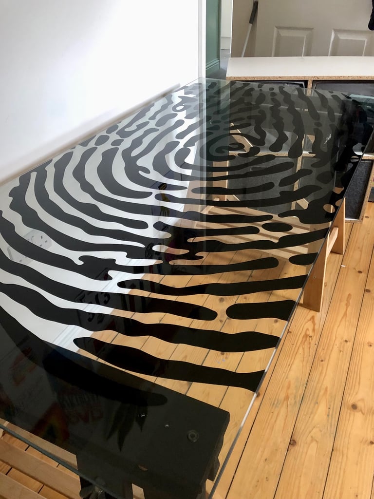 Ikea glass desk