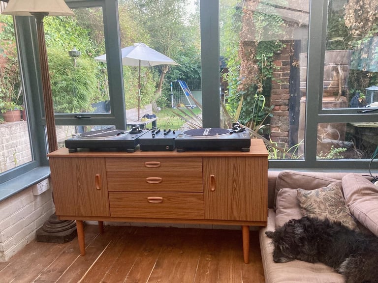 Schreiber Danish Teak Sideboard 