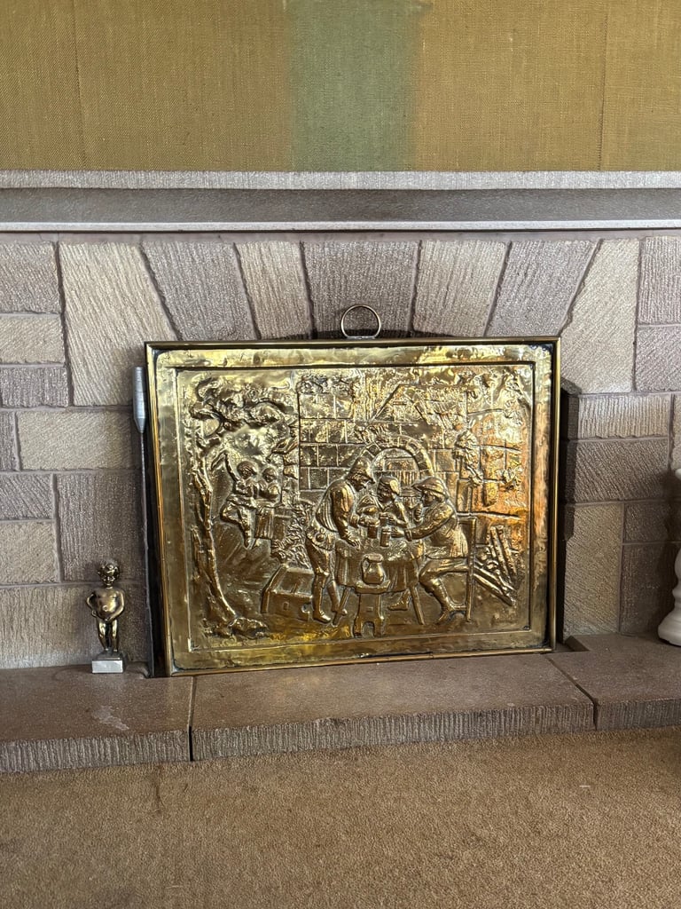 image for Large fire place screen 