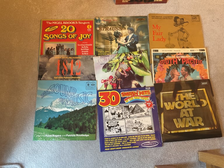 0ver 100 Vintage Vinyl Albums Mixed Artists Mixed Genres