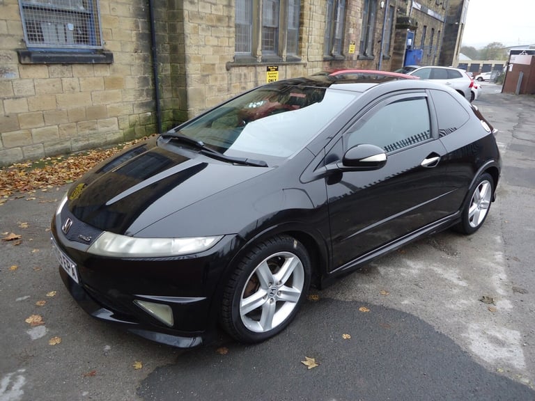 HONDA CIVIC 1.8 i-VTEC Type S GT Black Manual Petrol 2009