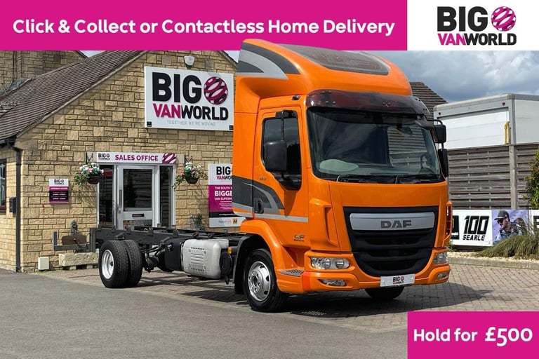 2015 Daf LF FA150 DAY CAB 7.5TON HGV CHASSIS CAB TRUCK LORRY Diesel orang