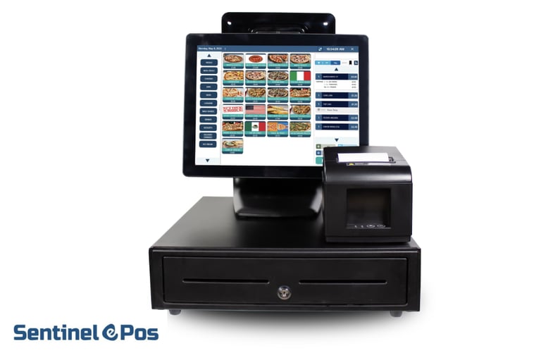 All in One EPOS System Bundle. Pos Till epos For Takeaway & Retail. Grocery Touch Screen New Korean