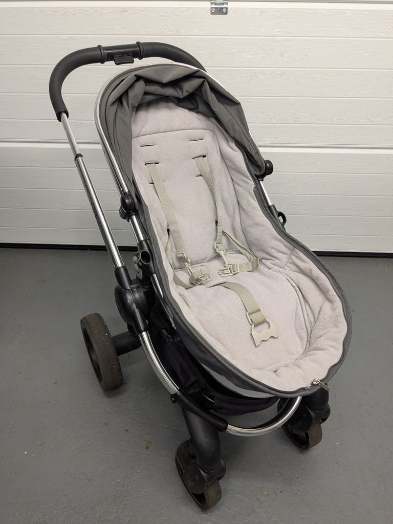 iCandy Peach 3-in-1 travel system pram - truffle grey - good used condition