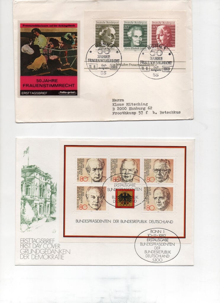 301 Germany first day covers