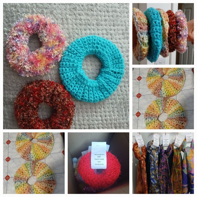 image for Hand made hair scrunchies 