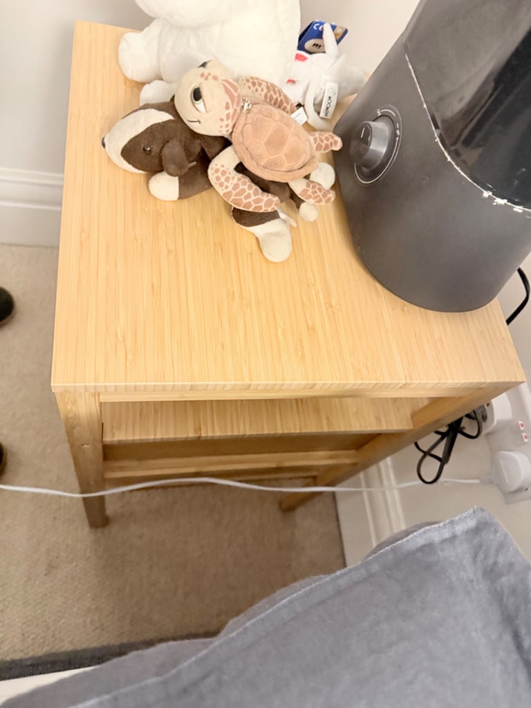 IKEA Nordiska bedside table x2