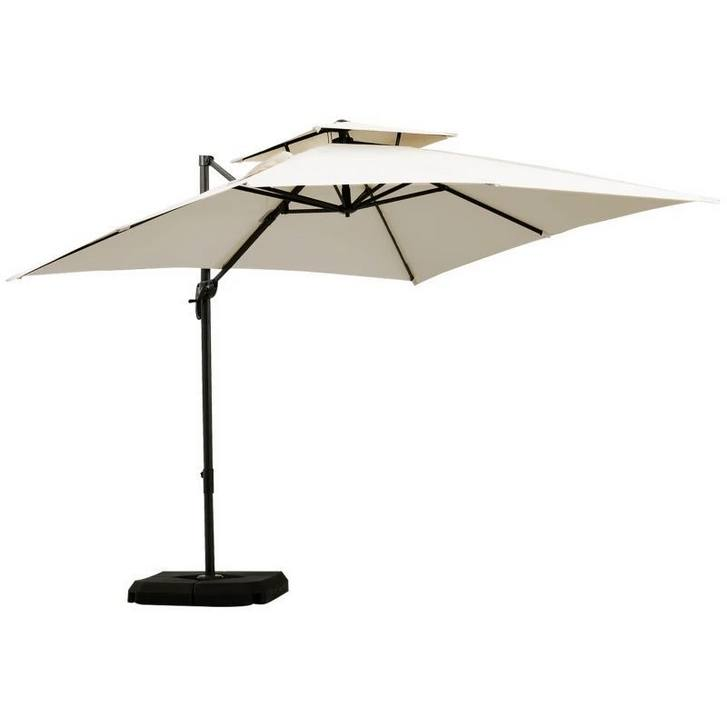 image for BOXED OUTSUNNY STEEL FRAME OUTDOOR ROMA CANTILEVER UMBRELLA 3 X 3M (1 BOX) 918