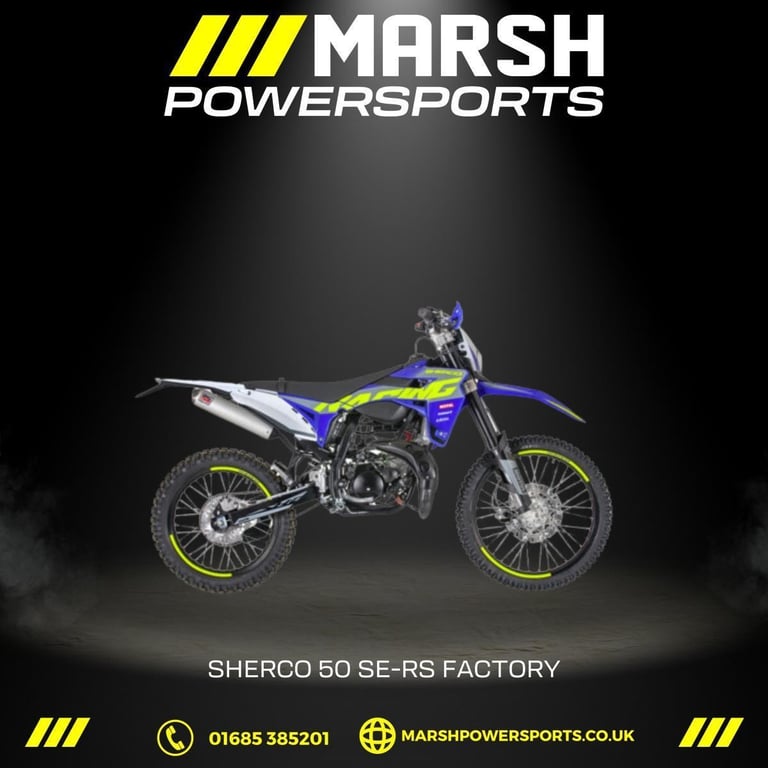 Sherco 50cc SE-RS Factory 2025 Model - Sherco Main Dealer - Reserve NOW!