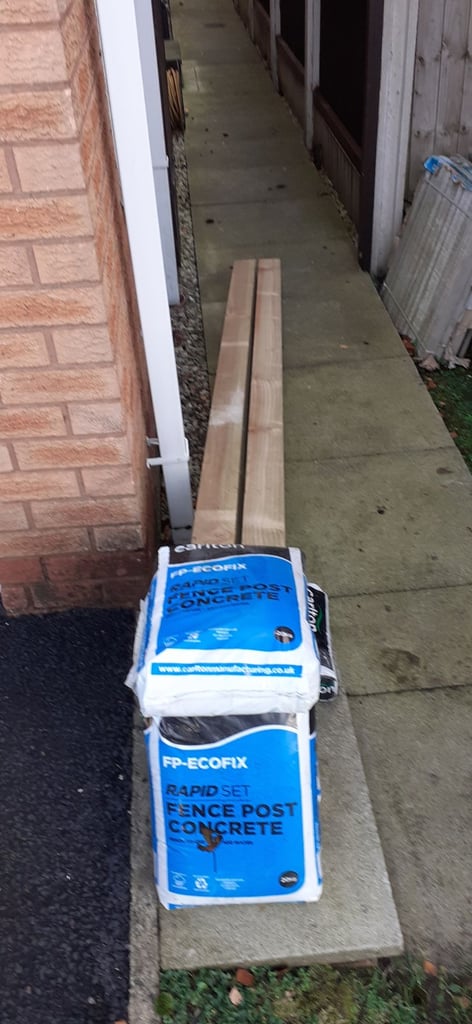 image for Fence posts and post crete