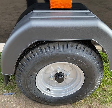 Camping Trailer in Black or White with Roof Bars and Spare Wheel -Tickners Single Axle 5' x 3' x 3'