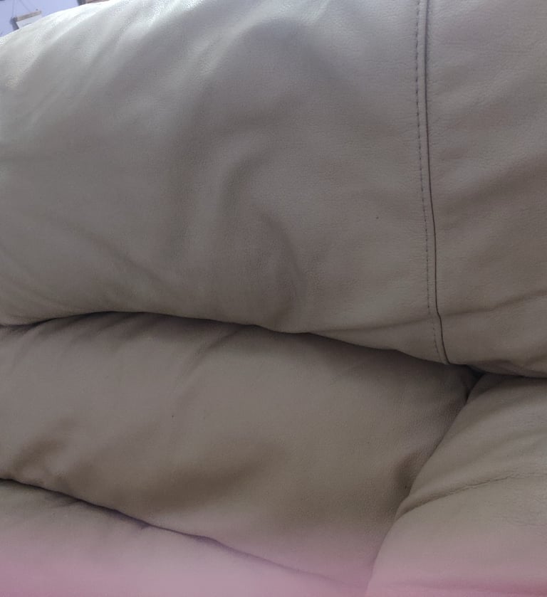 2 seater cream settee