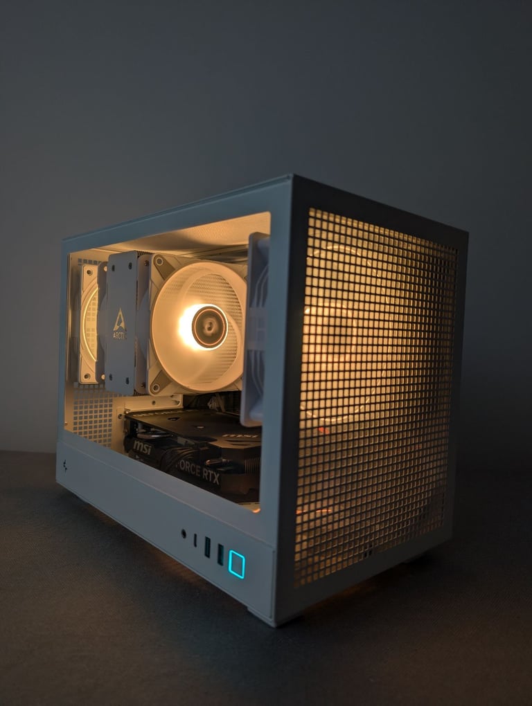 image for AMD Ryzen ITX Gaming PC | RTX | 32GB Ram | Aorus Elite | Deep Cool | Arctic | MSI |