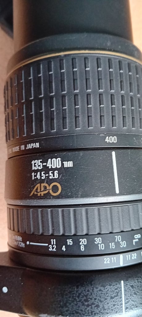 Sigma 135-400mm f4-5.6 apo AUTO FOCUS ZOOM lens for Pentax