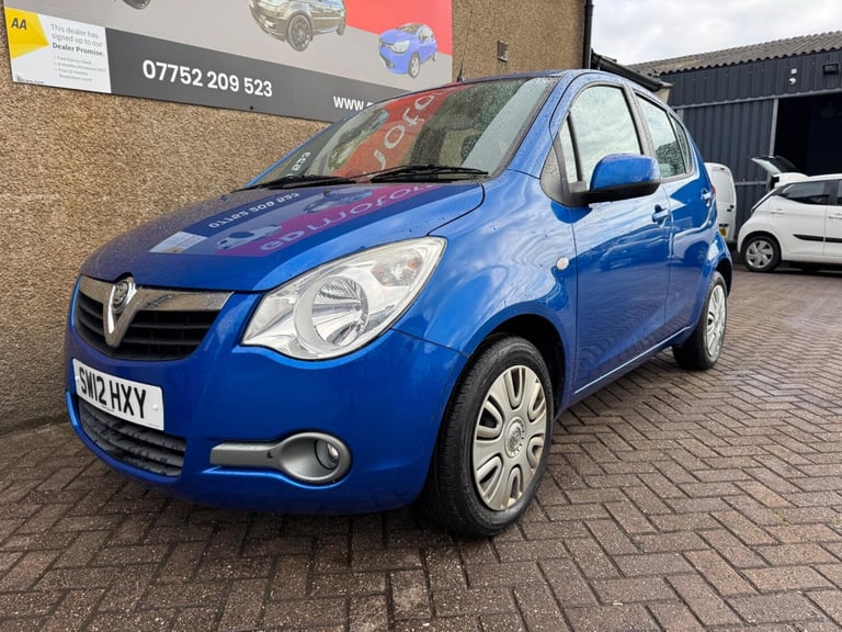 2012 Vauxhall Agila 1.0 ecoFLEX 12V S Euro 5 5dr HATCHBACK Petrol Manual