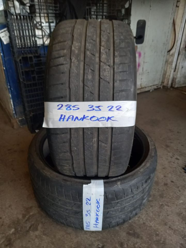 285 30 22 hankook Matching pair Only £150 fitted and balanced open 7 days a week