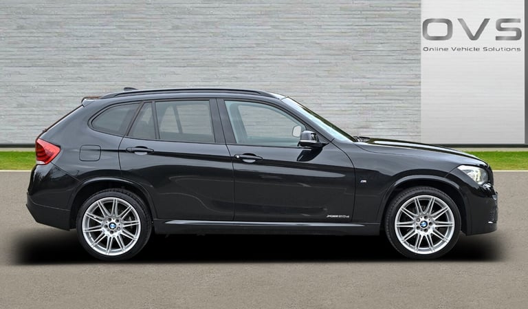 BMW X1 M SPORT 2.0d DIESEL X-DRIVE/4X4 AUTO 5DR HATCHBACK 2014 [64] BLACK