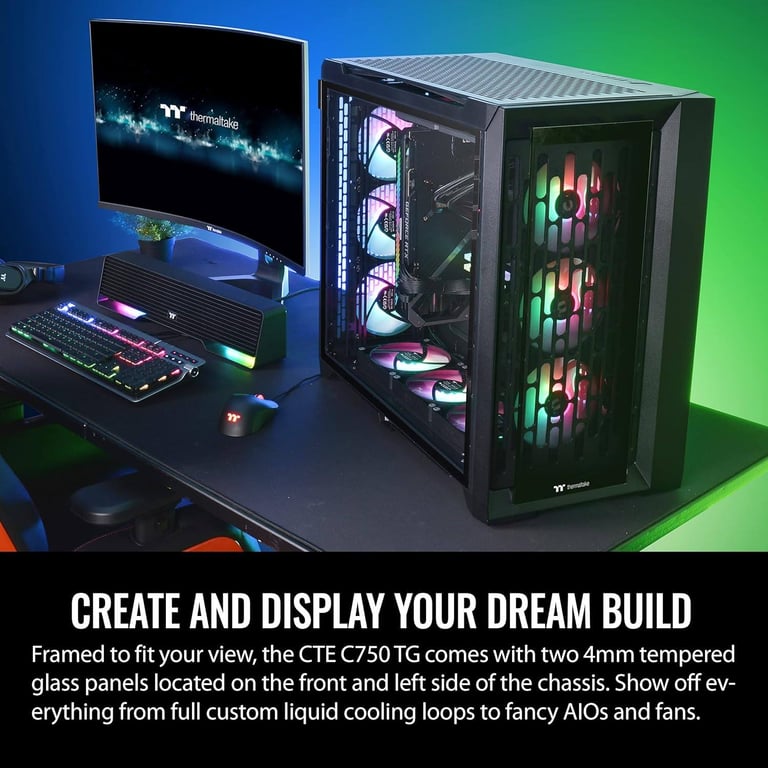 Thermaltake CTE C750 TG ARGB Black CTE PC Case