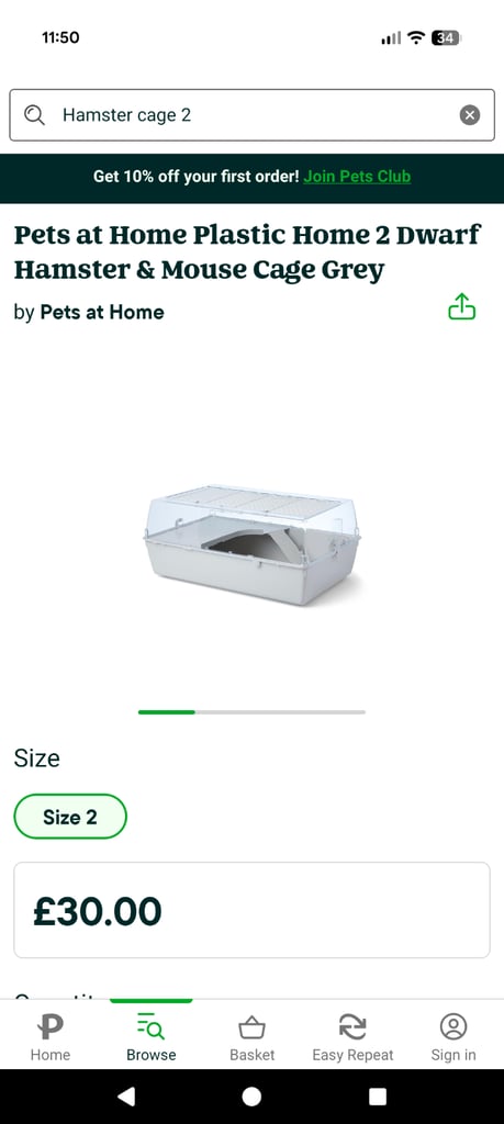 Hamster / mouse cage NEW