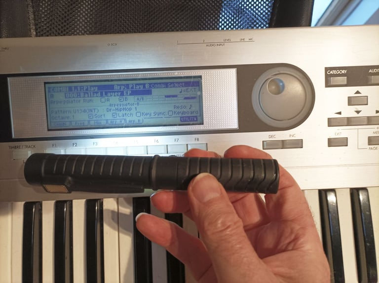 Korg TritonLE Synth - Note Faulty LCD Backlight