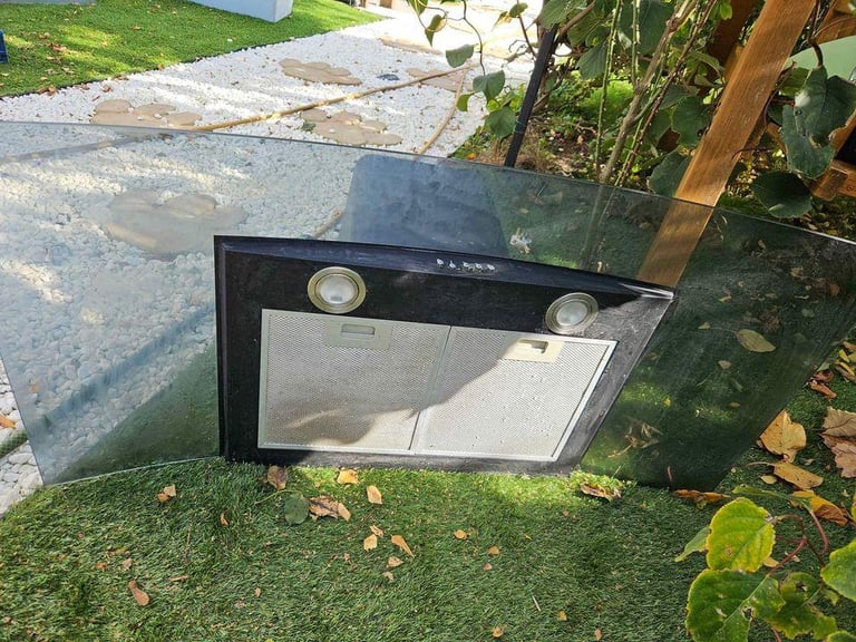 CDA Extractor fan curved glass, 100 cm, RPR 280, Hatton ______________________