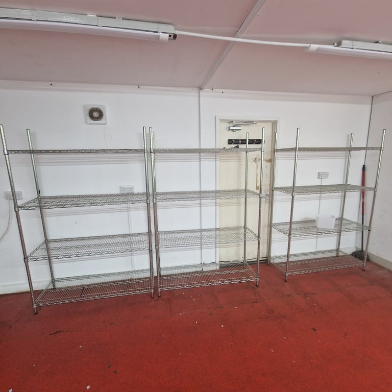 Commercial kitchen shelves 