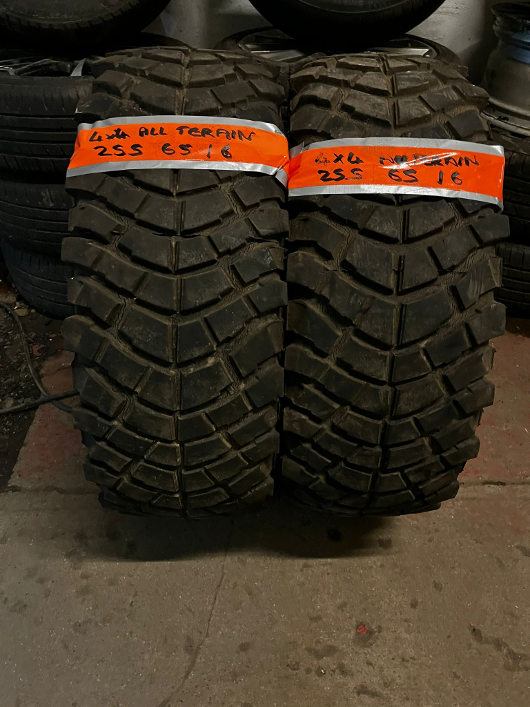image for 255 65 16 4X4 AllTerain ONlY £80 fitted and balanced open 7 days a week