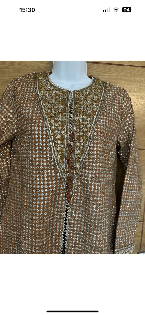 Ethnic Pakistani Lengha Suit size XS with tags Indian Pakistani Designer Dress