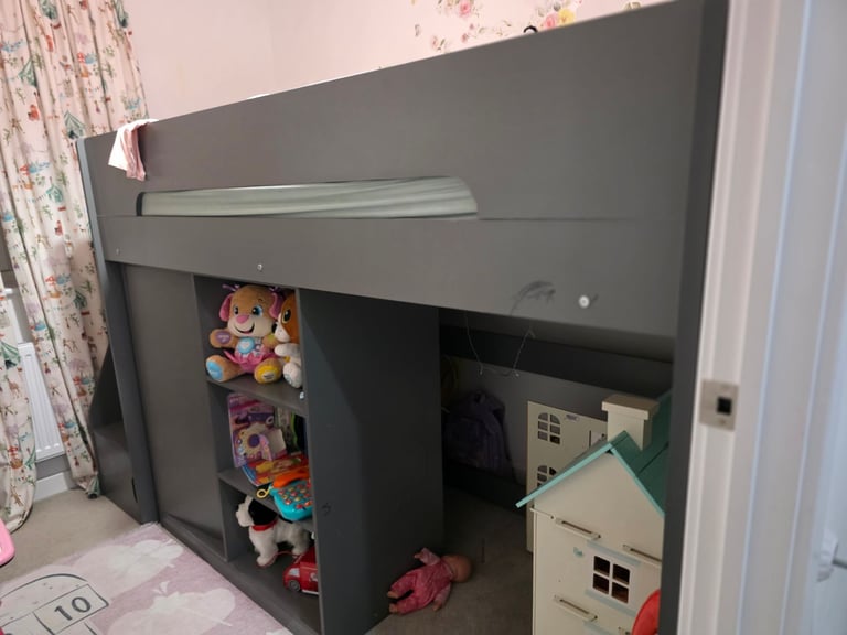 image for Kids bed Full set with chester drawer and wordrobe