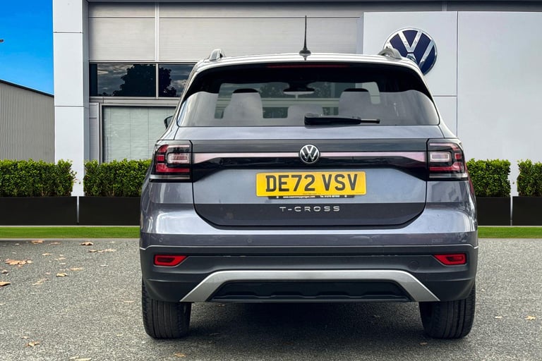 2022 Volkswagen T-Cross 1.0 TSI Black Edition 5dr | Parking Sensors  |  App Connect SUV PETROL Ma...