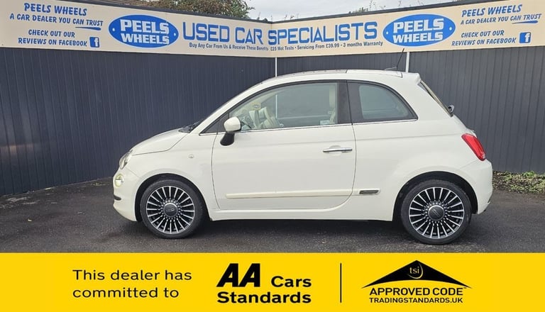 2015 Fiat 500 1.2 Lounge Hatchback 3dr Petrol Manual Euro 6 (s/s) (69 bhp) Hatchback Petrol Manual