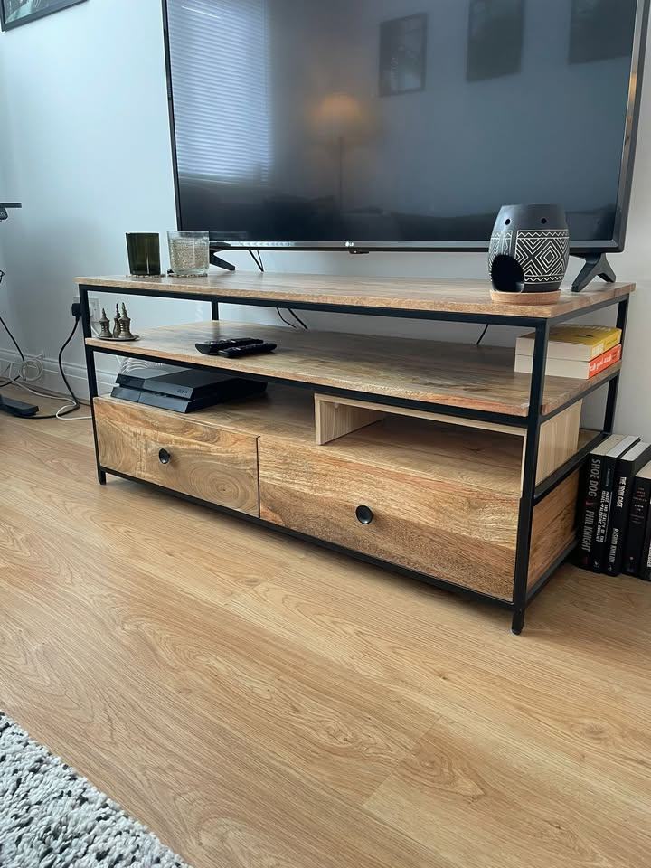 image for Casa Bella Imari Industrial Mango Medium TV Unit RRP £349.99