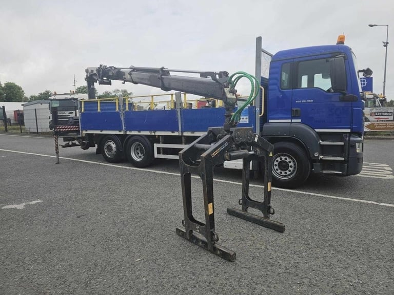 2017 MAN TGS 26.360 6X2 DROPSIDE 20ft Flat