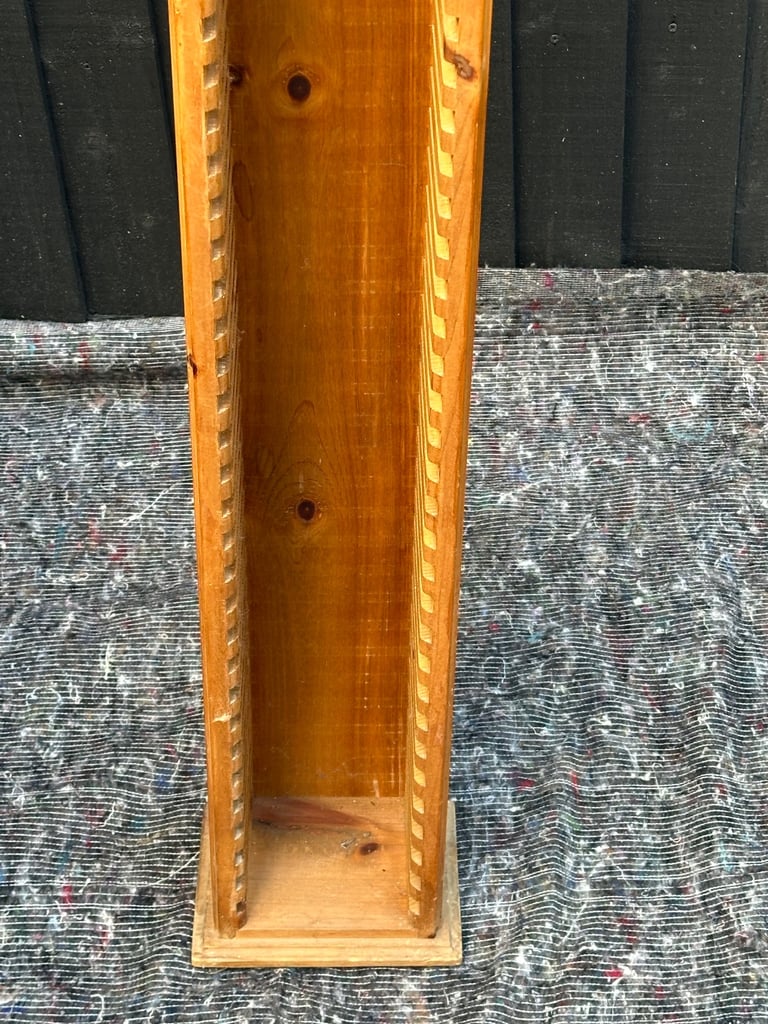 Wooden CD storage tower rack