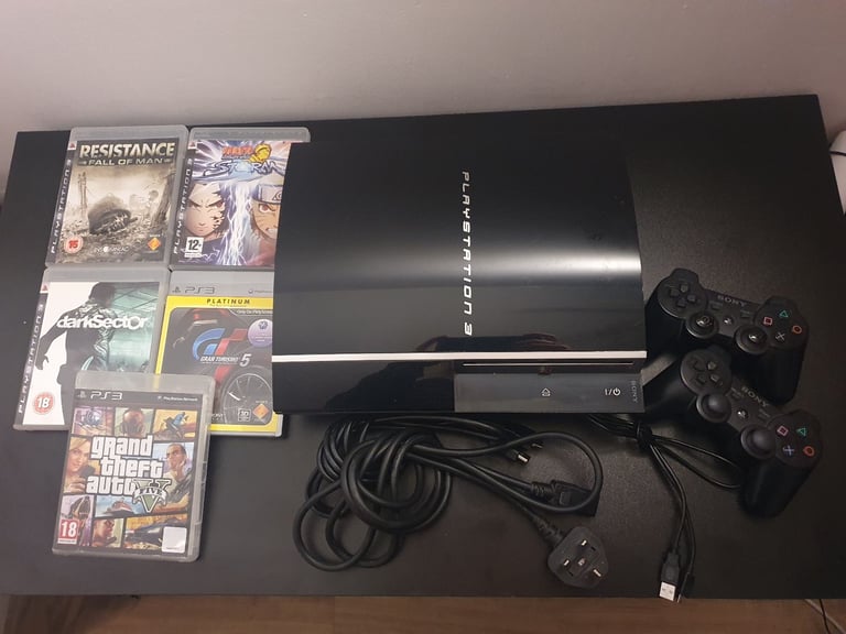 image for Ps3 FAT 80G +5 games 1 controller for FREE!