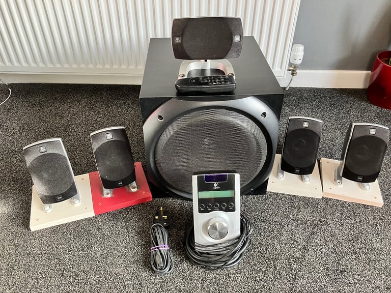 image for Logitech home surround sound system