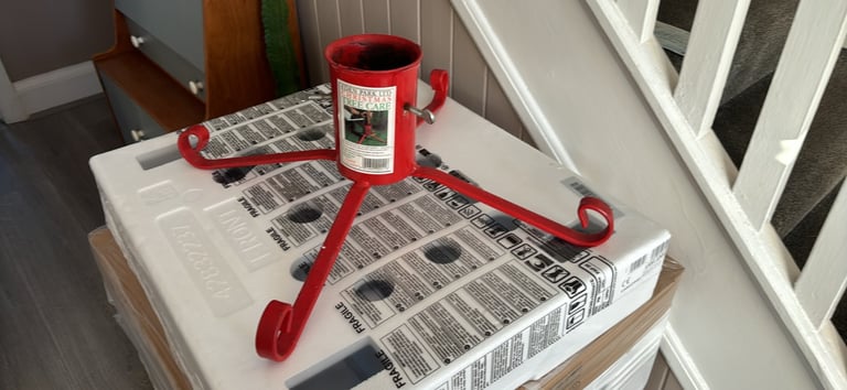 image for Christmas tree stand nice and heavy £4