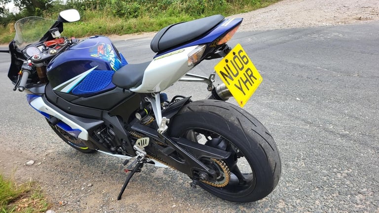 2006 06 SUZUKI GSXR 1000 K6 GSXR1000 SUPERBIKE CLASSIC SPORTS BLUE  WHITE
