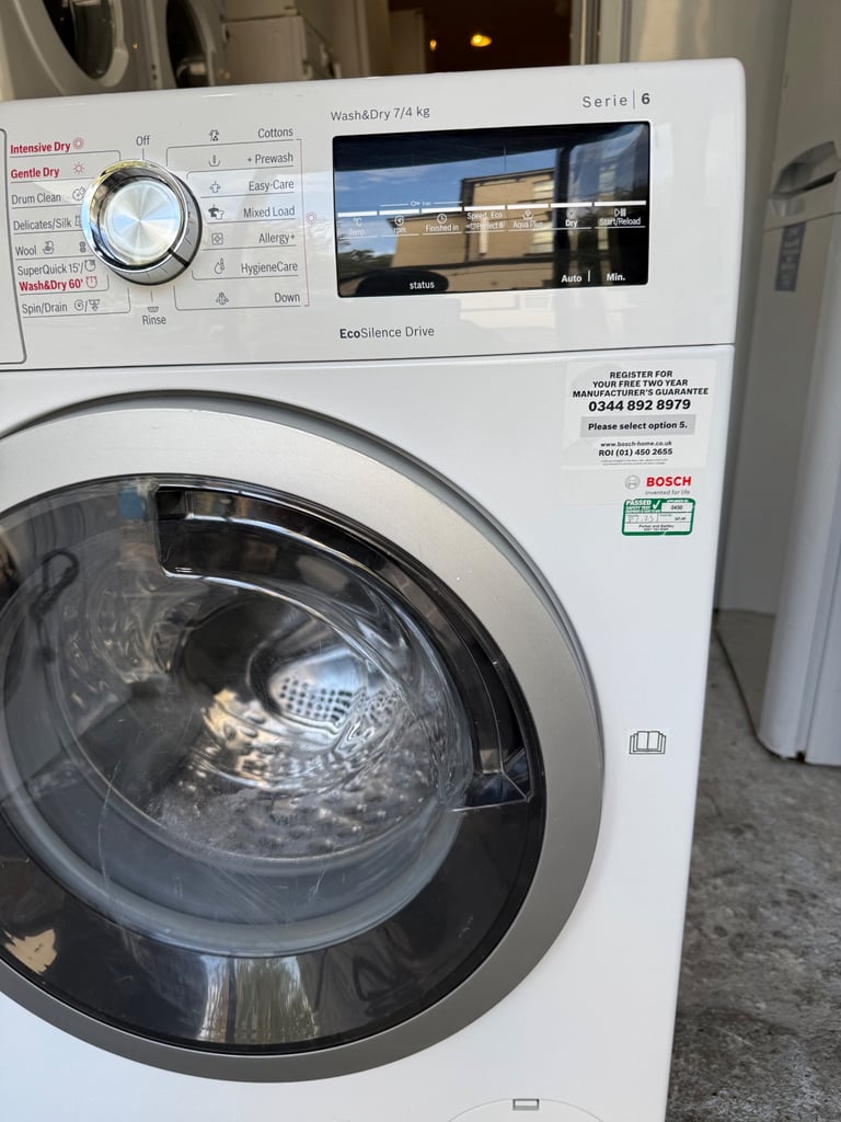 7KG BOSCH SERIE 6 NICE WASHER & DRYER WITH WARRANTY   