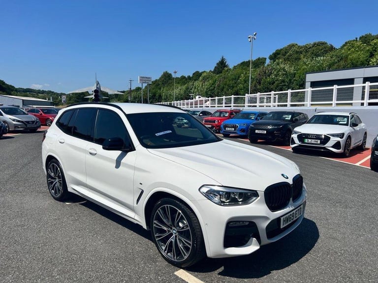 2019 69 BMW X3 XDRIVE20D M-SPORT Auto Diesel in Alpine White with Tan leather