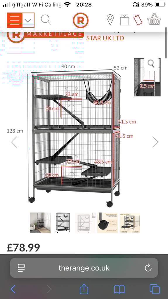 Ferret cage 