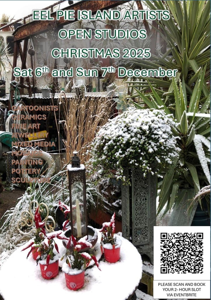 image for Eel Pie Artists Winter Open Studio Weekend 6-7th Dec. 2025